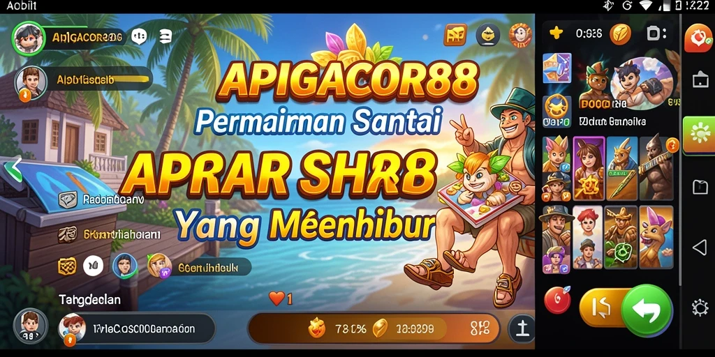 Tampilan menarik dari gameplay APIGACOR88 yang sederhana dan menghibur.