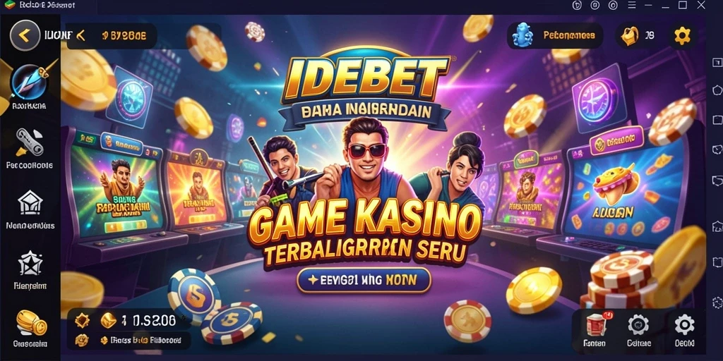 Tampilan gameplay IDEBET menampilkan keseruan bermain Kasino secara langsung.