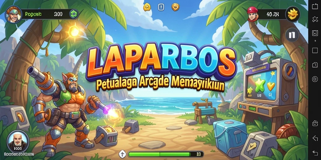 Screenshot LAPARBOS menampilkan gameplay yang dinamis dan penuh aksi.