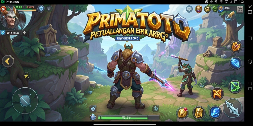 Tampilan gameplay menarik dari PRIMATOTO yang penuh aksi.