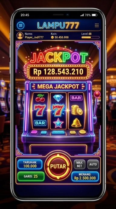 Screenshot antarmuka pengguna lampu777 yang mudah digunakan.